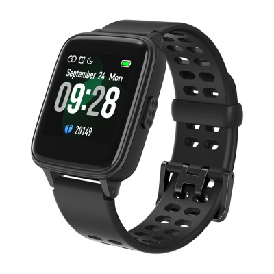 New arrival Amazon hot fitpolo H709 Full  touch screen IP68 waterproof fitness tracker with heart rate monitor